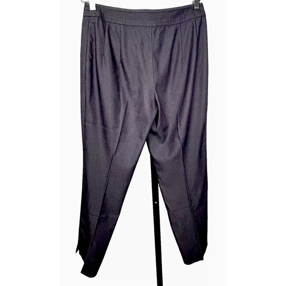 Laundry Shelli Segal Pants Crop Dress Slacks Blue‎ Pockets Slits 6 Career Preppy - Picture 5 of 6